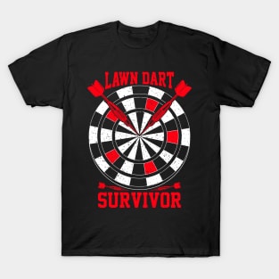 Lawn Dart Survivor - Funny Lawn Dart Game Lover Player T-Shirt